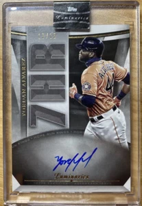 Topps Luminaries 2021 #HRK-YA Yordan Álvarez automático #/15 - Imagen 1 de 2