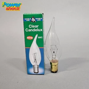 Bell Clear Candelux Punta Doblada Vela Lámpara Bombilla - 40w - SBC - Imagen 1 de 8