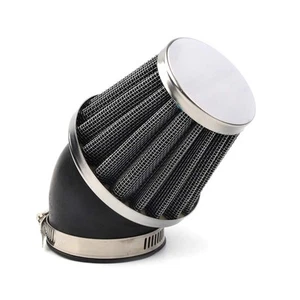 50mm Luftfilter, Gebogen Motorrad Luftfilter für Dirt Pit Quad ATV Bike Bugg... - Bild 1 von 6