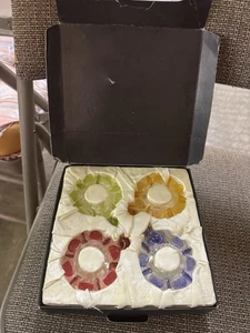 Bombay Serviettenringe Mehrfarbig 4er Set Neu im Karton 4er Set Ananas Design - Bild 1 von 4