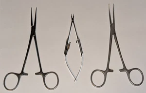 V Mueller Edelstahl Chirurgische Instrumente Werkzeuge Pinzette Nadelhalter Posten - Bild 1 von 23