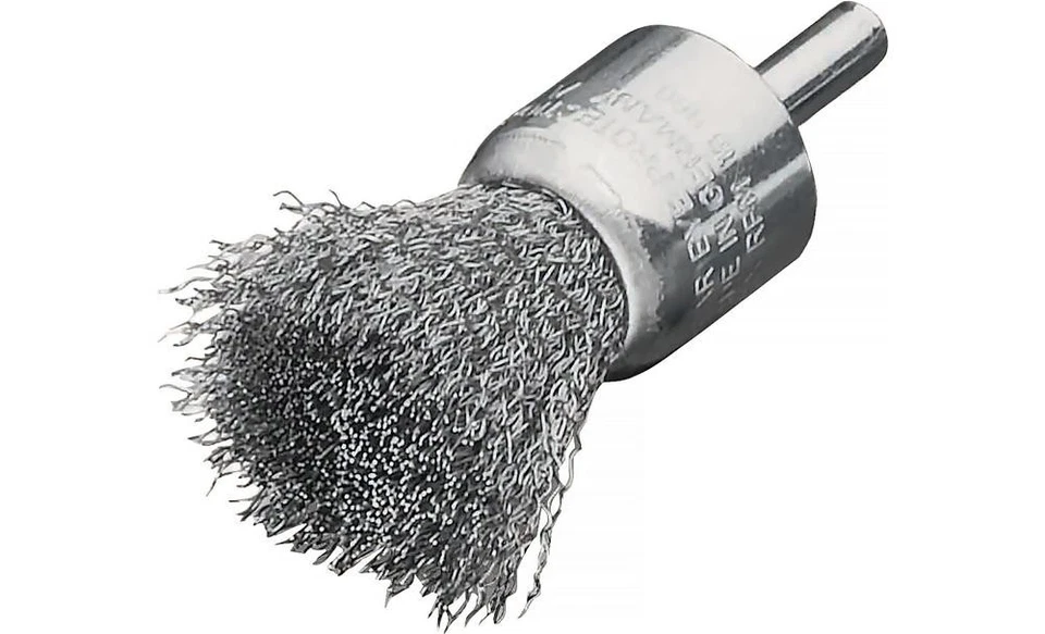 LESSMANN Pinselbürste Ø 17 mm Schaft 6 mm Drahtstärke 0,3 mm Stahl 20000 min-¹ - Bild 1 von 1