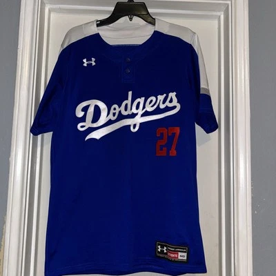 Camiseta de béisbol Under Armour auténtica de los LA Dodgers #27 talla M Foto 1 de 4