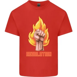 Camiseta De Algodón Ligera 99% Pixelada Revolución Anarquía Anarquista - Imagen 1 de 29