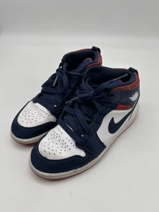 Air Jordan Youth Mid Rise Sneaker Schuhe Größe 2Y gebraucht  - Bild 1 von 10