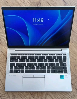 HP Elitebook 840 G8 i5 1135G7 2.42GHz 8GB RAM 256GB SSD 14.1" FHD 11th Gen 763 - Image 1 of 4