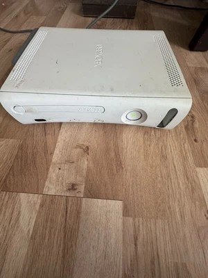 Microsoft Xbox 360 60GB White Console And Cords Only Tested Fair Condition - Image 1 of 4