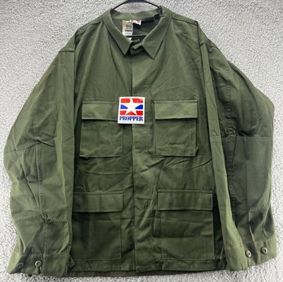 Propper OG-107 橄榄绿色实用衬衫 3XLarge 长全新带标签军事风格 — 第 1/4 张图片