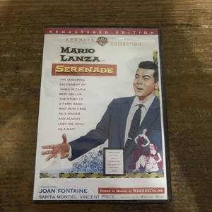 Serenade DVD 1956 Mario Lanza Joan  Fontaine  Vincent Price Warner Archive Remas - Bild 1 von 2
