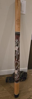 Authentic Aboriginal Australian Didgeridoo Music Instrument - perfect Xmas gift  - Image 1 of 4