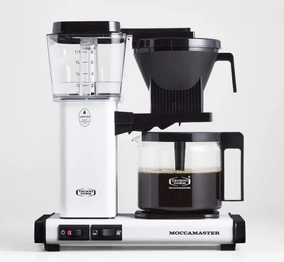Moccamaster KBGV Select 10-Cup Glass Brewer Matte White Coffee Maker. NIB - Image 1 of 2