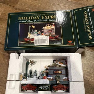New Bright The Holiday express Animated Train set -WATER TANKER SKATING CAR- - Picture 1 of 7
