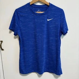 Nike Dri-fit Legend Heathered Blue T-Shirt Women’s M - Picture 1 of 7