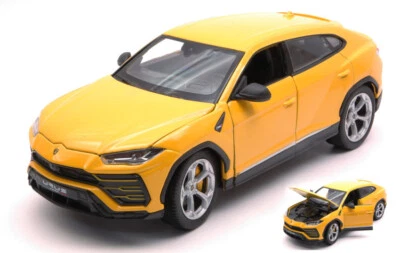 MODELLINO AUTO STATICO WELLY LAMBORGHINI URUS GIALLO MODELLISMO SCALA 1:24 - Immagine 1 di 2