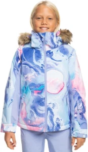 Roxy American Pie Print Jacket - Girls' Azure Blue Landscape, XL(14) - Picture 1 of 3