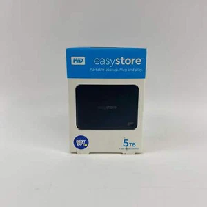 Western Digital 3.5" EASYSTORE 5TB USB Micro B HDD wdbajp0050BBK-WESN - Afbeelding 1 van 6