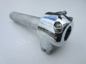 AMAL THROTTLE TWIST GRIP DUAL CABLE TRIUMPH T120 BONNEVILLE NORTON BSA MATCHLESS - Picture 1 of 5
