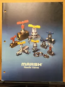 Brochure Valvole ad Ago Vintage Marsh Instrument Co Catalogo 1982 - Foto 1 di 4