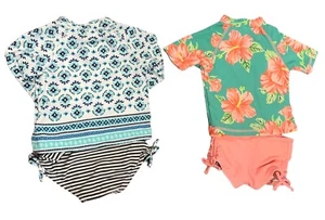 📚Carter's • Two Girls 2-piece swimsuit sets - Size 12M - Bild 1 von 5