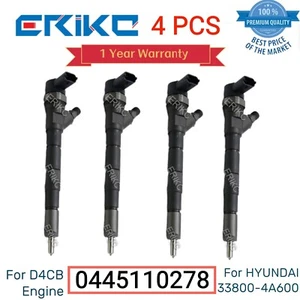 0445110278 Car Fuel Injector 0 445 110 278 Injector for HYUNDAI 33800-4A600 - Picture 1 of 6