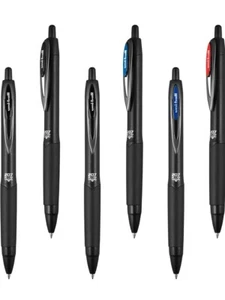 Uniball 207 Plus einziehbarer Gelstift mittel 0,7 mm verschiedene Farben Packung mit 6 Stiften - Bild 1 von 4