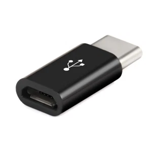 Micro USB Female To USB-C Type C Male Adapter Converter USB 3.1 Black+White Lot - Picture 1 of 16