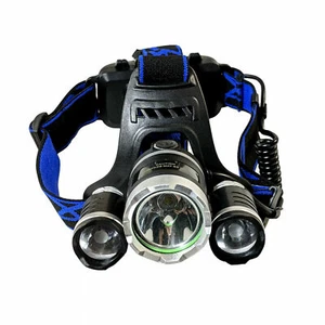 RECHARGEABLE ADJUSTABLE 2250 LUMEN LED HEADLAMP WORK FLASH LIGHT LITHIUM FL8213 - Picture 1 of 6