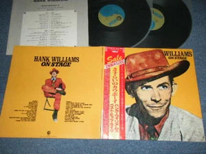 Hank Williams Japan 1981 30MM-9017/18 NM 2-LP' + Obi AUF DER BÜHNE - Bild 1 von 10