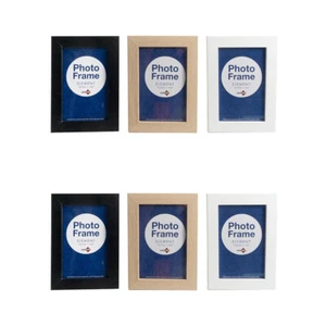 6x Unigift Element 10x15cm MDF/Glass Picture/Photo Frame Wall Hanging Assorted - Picture 1 of 3