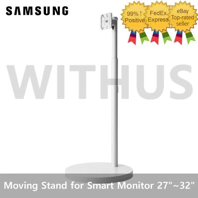 SAMSUNG  HA-MNS-STAND-WH Moving Stand White for SAMSUNG Smart Monitor 27"~32"_ - Image 1 of 4