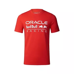 Men's T-Shirt Red Bull Racing F1 Large Logo red size L - Picture 1 of 3