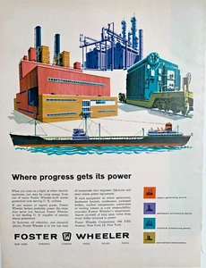 1961 Foster Wheeler Corp Printanzeige - Bild 1 von 3