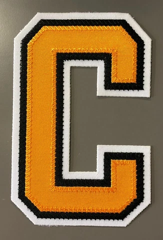 BOSTON BRUINS CAPTAINS "C" PATCH FOR 1995-2006 BLACK JERSEY RAY BOURQUE THORNTON Cover