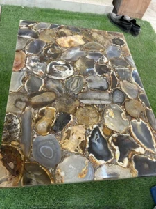 Agate Dining Table, Agate Console Table, Geode Coffee Table, Hallway Interior - Bild 1 von 10