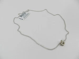 Alex Woo Lowercase Initial 16" Pendant Necklace in Sterling Silver "e" - Picture 1 of 3