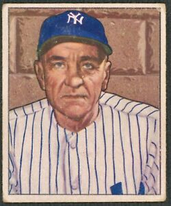 1950 Bowman #217 Casey Stengel New York Yankees  HOF ~ VG+