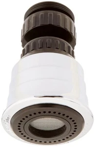 Aireador giratorio cromado/negro de doble hilo LDR 500 2180BK - Imagen 1 de 1