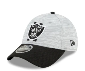Las Vegas Raiders New Era Training Camp 9FORTY Adjustable Hat - Gray - Picture 1 of 5