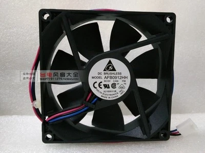 Delta AFB0912HH chassis cooling fan 3-Pin 9225 92x92x25mm DC12V 0.4A - Image 1 of 3