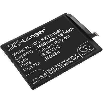 Batería para Nokia 8 V 5G 8.3 2020 5G TA-1243 HQ480 4400mAh 3.85V Foto 1 de 4