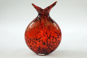 Deko Kunst Glas Vase - Bild 1 von 4