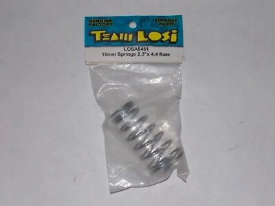 Losi 15MM shock springs for Losi 8ight Buggy  2.3" X 4.4 rate - Image 1 of 2