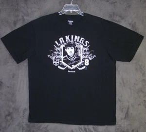 Los Angeles Kings Shirt Adult Extra Large Black Hockey Drew Doughty Reebok Mens - Picture 1 of 11
