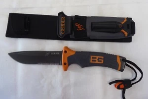 Gerber Bear Grylls Scout Einhand Fahrtenmesser Outdoormesser Bushcraftmesser Neu - Bild 1 von 21