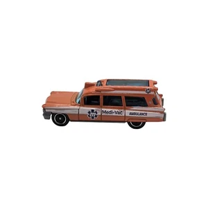 2024 Matchbox '63 Cadillac Ambulance - Orange - Coffee Cruisers V - Loose - Picture 1 of 4