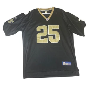 Reggie Bush #25 New Orleans Saints Stitched Jersey NFL Equipment Black Size 56 - Picture 1 of 17