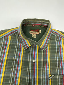 Ecko Unltd Button Down Short Sleeves Collared Shirt, Multicolored, Mens Size L