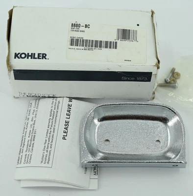 Jabonera Kohler Brockway para fregaderos 8880-BC en cromo brillante Foto 1 de 3