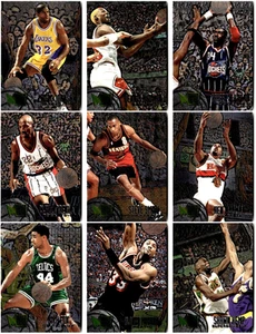 1995-96 Fleer Metal 9 Card Lot - Magic, Rodman, Kemp, etc. (NM) - Picture 1 of 20
