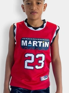Martin Payne The Series Martin Throwback Basketball Jersey Red Youth Small - Picture 1 of 4